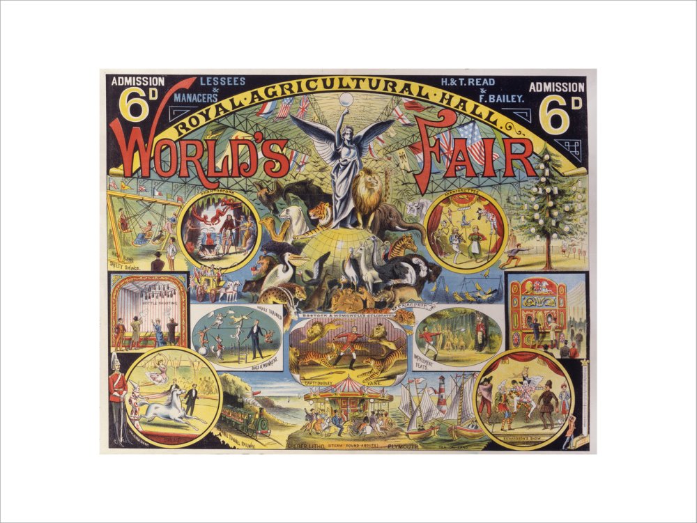 World&#39;s Fair Poster, Royal Agricultural Hall