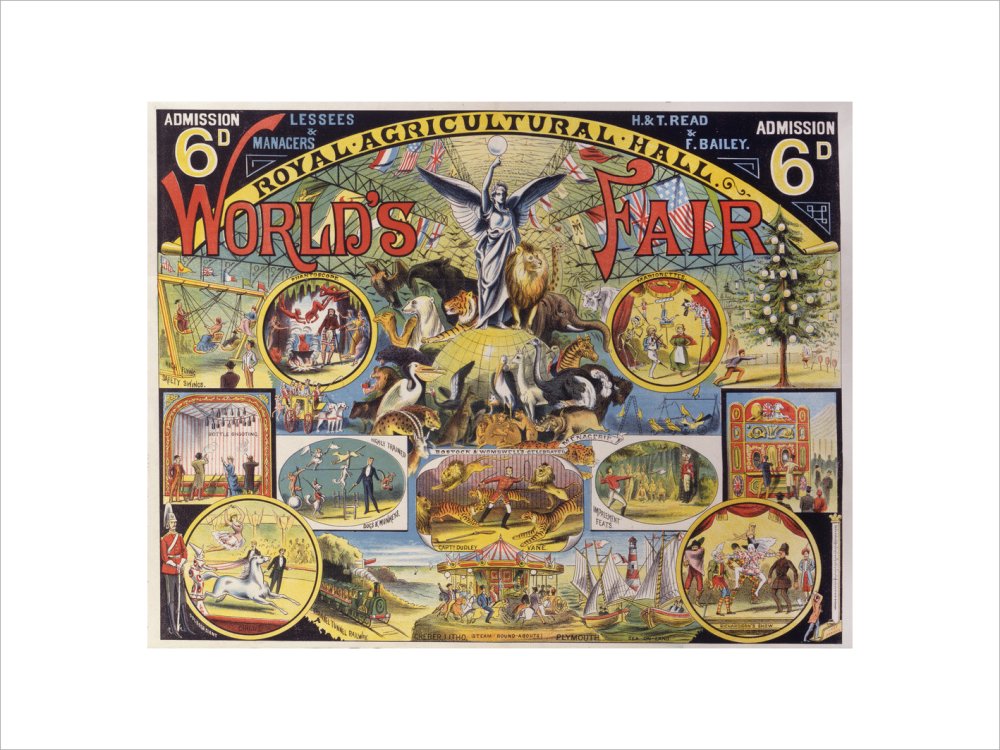 World&#39;s Fair Poster, Royal Agricultural Hall