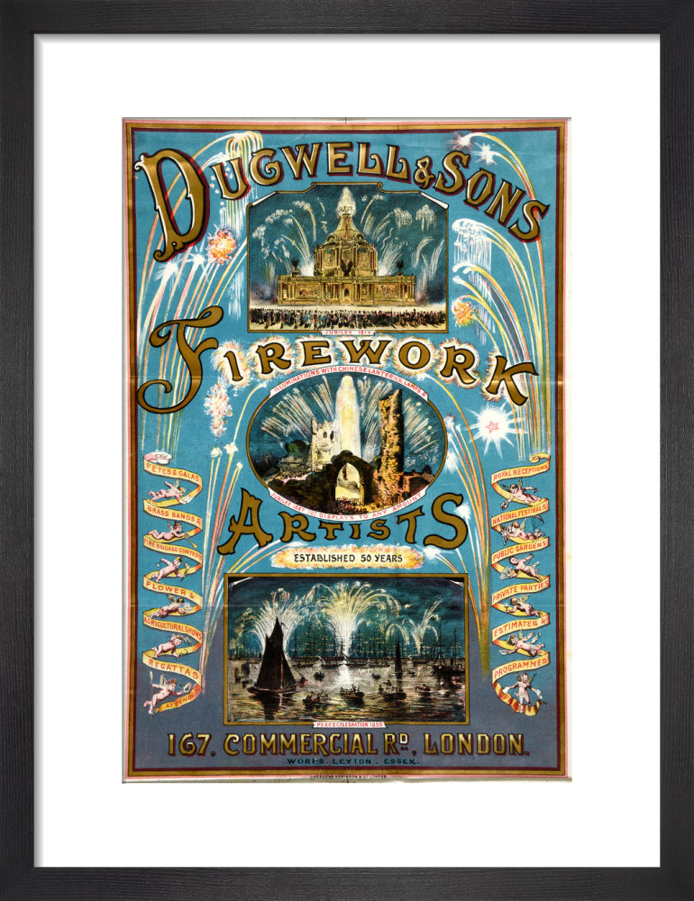 Dugwell and Sons, Firework Artists