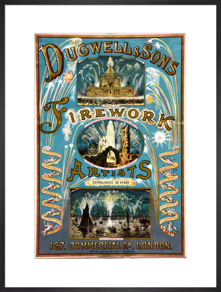 Dugwell and Sons, Firework Artists