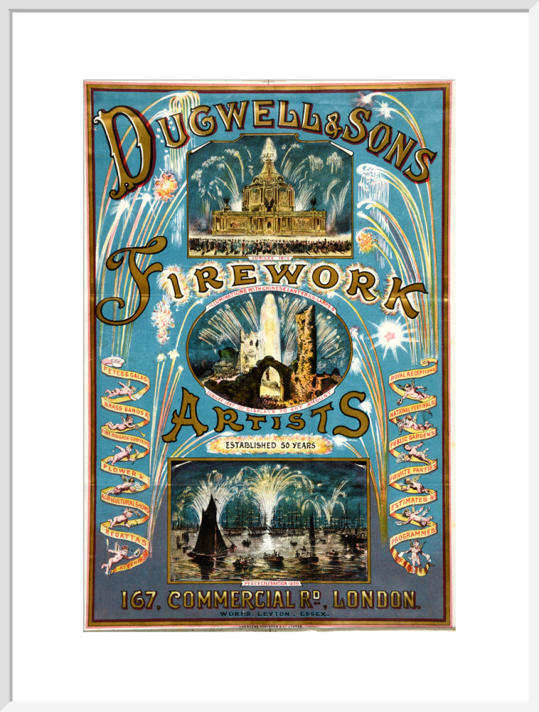 Dugwell and Sons, Firework Artists
