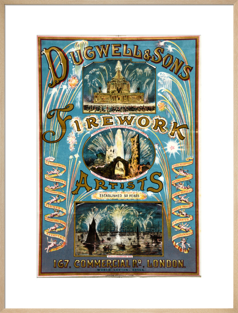 Dugwell and Sons, Firework Artists