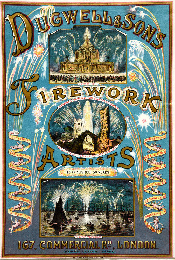 Dugwell and Sons, Firework Artists