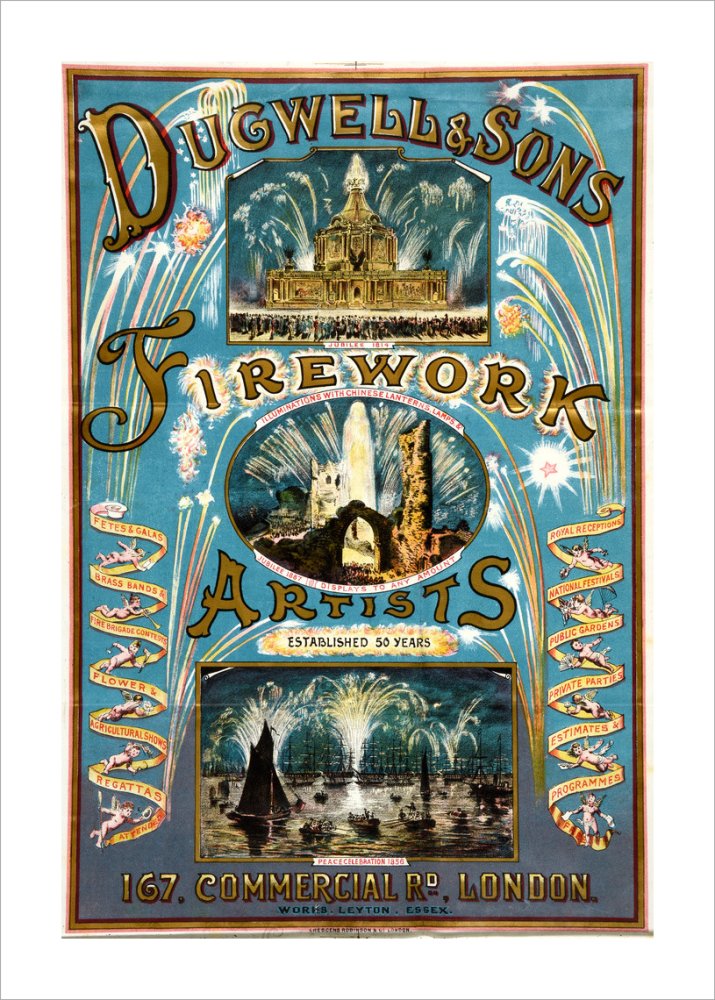 Dugwell and Sons, Firework Artists