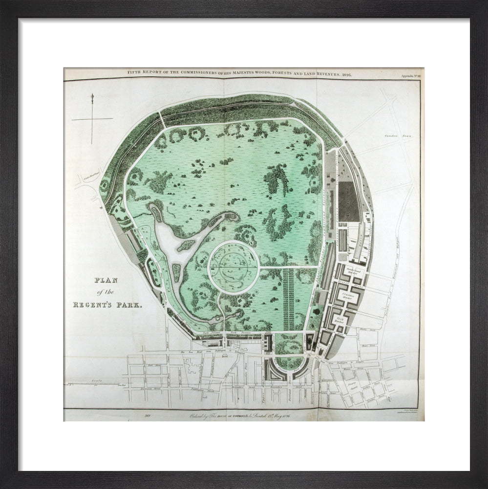 Plan of the Regent&#39;s Park