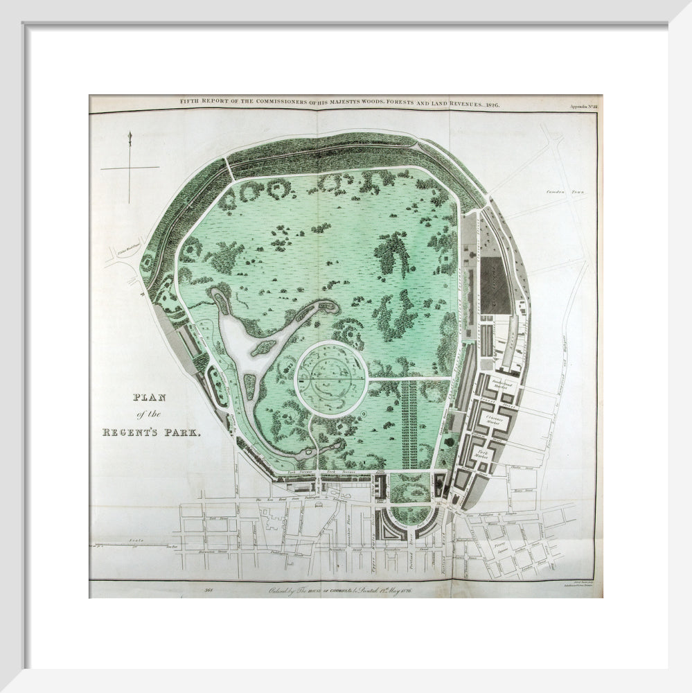 Plan of the Regent&#39;s Park