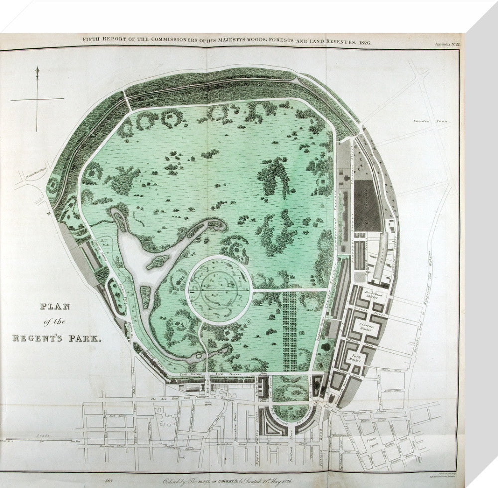 Plan of the Regent&#39;s Park