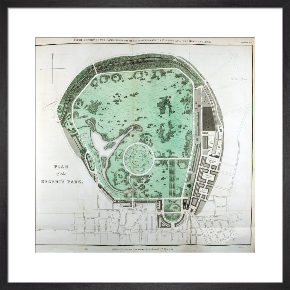 Plan of the Regent&#39;s Park