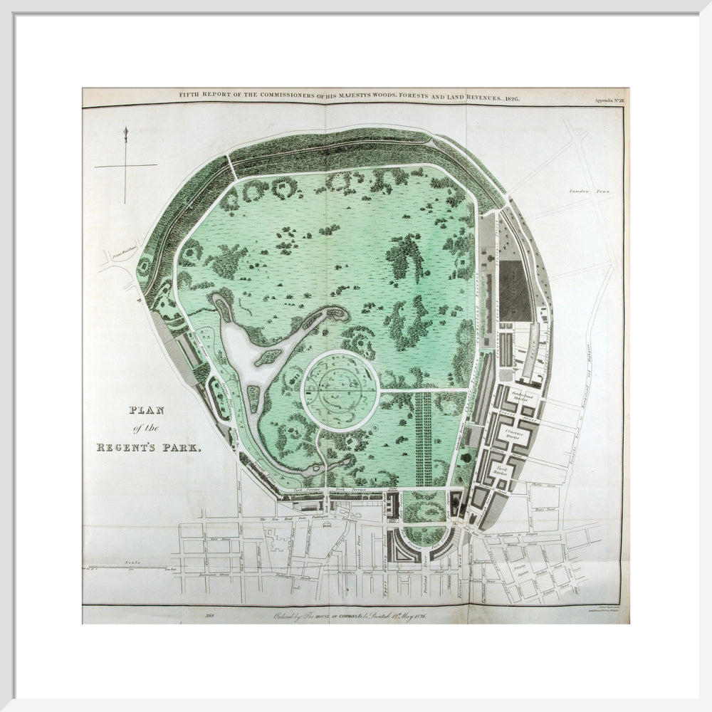 Plan of the Regent&#39;s Park