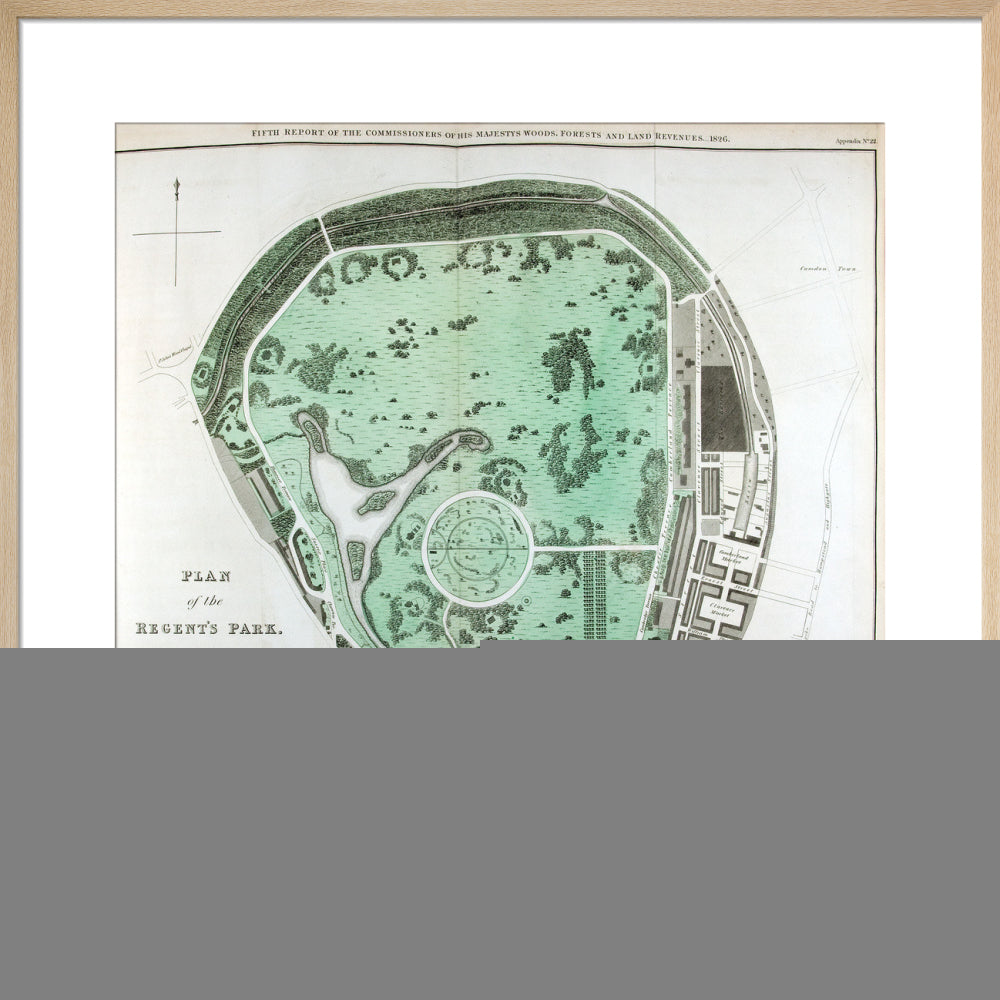 Plan of the Regent&#39;s Park