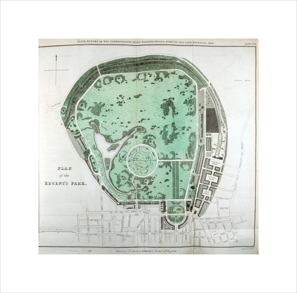Plan of the Regent&#39;s Park