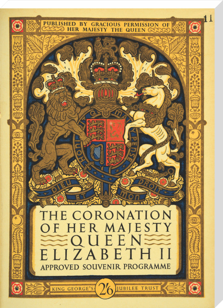 Souvenir Programme for the Coronation of Elizabeth II