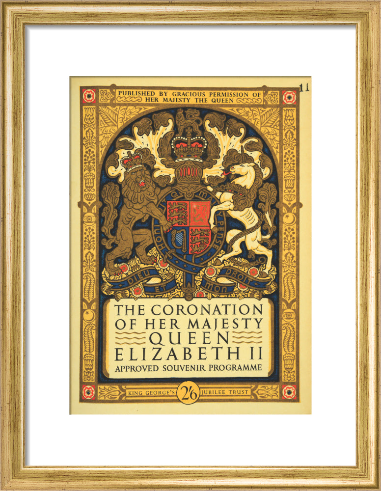 Souvenir Programme for the Coronation of Elizabeth II