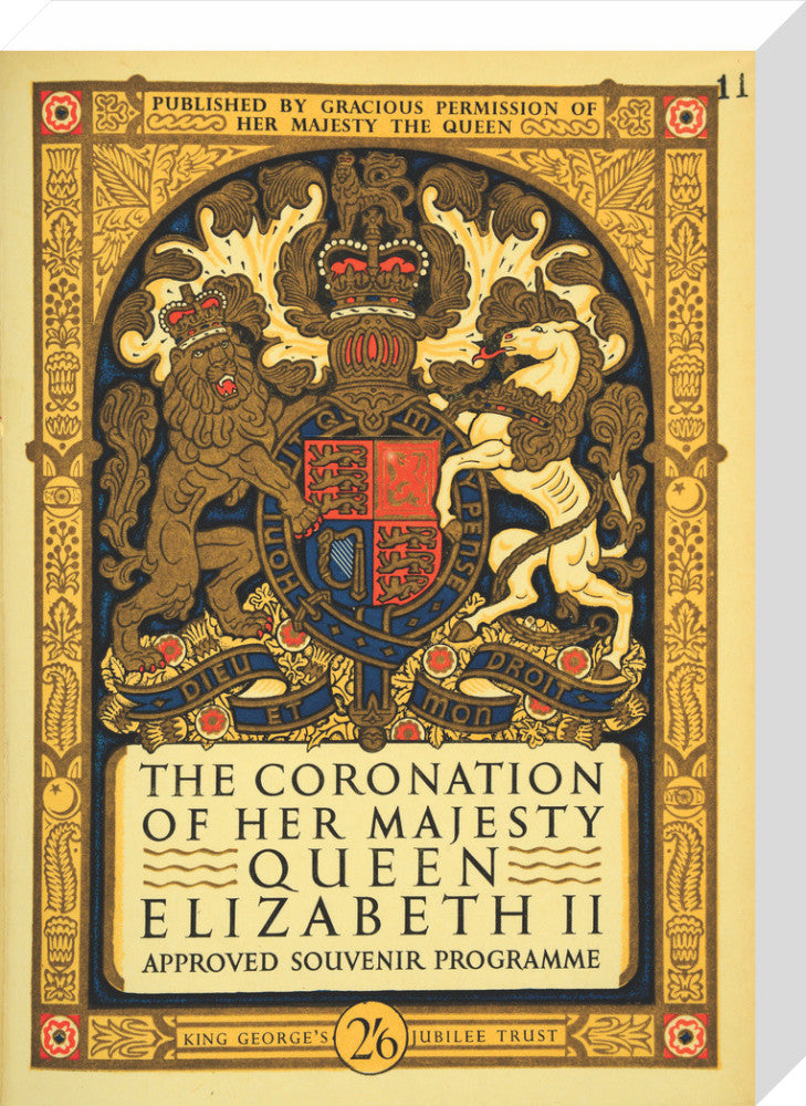 Souvenir Programme for the Coronation of Elizabeth II