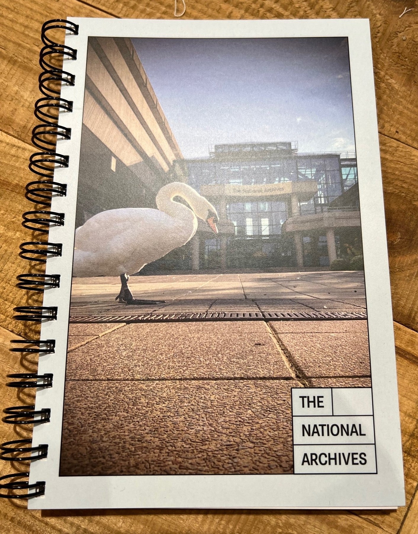 'The National Archives Swan' Spiral Bound Notebook