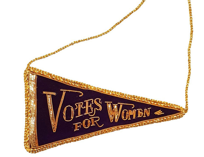 Votes for Women pennant decoration